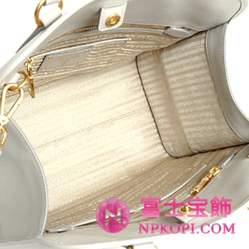 プラダ（PRADA）SAFFIANO LUX　レディース2wayトートバッグ　ライトグレー　BN2254-NZV-D32 